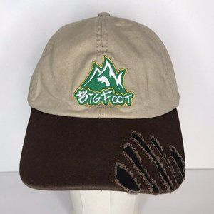 Bigfoot Sasquatch Yeti Beige Brown Adjustable Hat